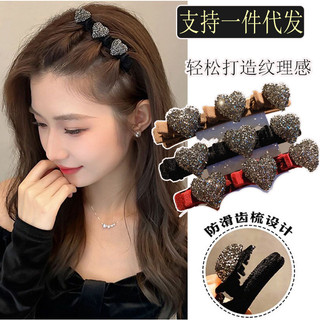 Kẹp tóc mái giả thắt bím thời trang cho nữ
