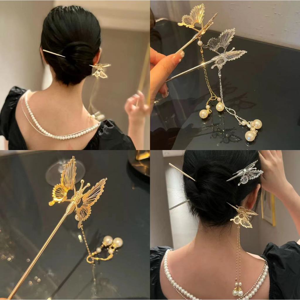 Trâm Cài Tóc Hình Bướm Thời Trang