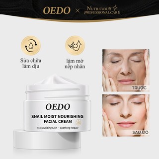 Kem dưỡng tinh chất ốc sên đàn hồi chăm sóc da OEDO cung cấp nước cho da căng mịn ẩm mượt Da săn chắc Chống lão hóa làm trắng da hiệu quả trẻ hoá da Skin Conditioning 40g