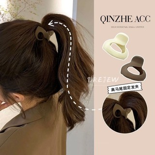 DREJEW Kẹp Càng Cua Nhỏ Bằng Acrylic Cố Định Tóc Đuôi Ngựa Tiện Dụng