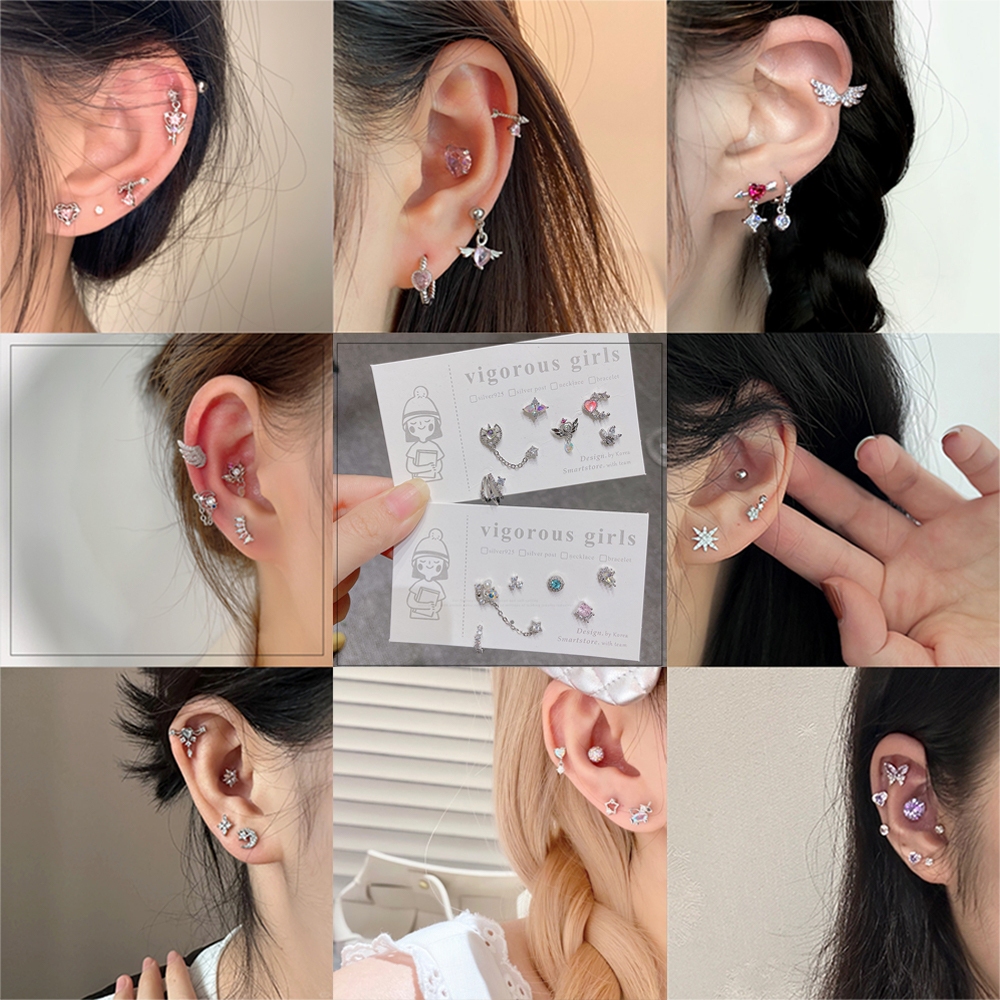 Khuyên Tai 316l Hình Đũa Thần Dễ Thương Cho Nữ