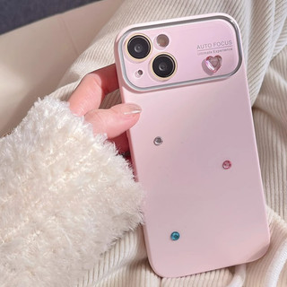 Ôp Điện Thoại Silicon Dẻo Tráng Gương Màu Trơn Đính Đá Sang Trọng Cho iphone 15 14 13 12 pro max Ốp
