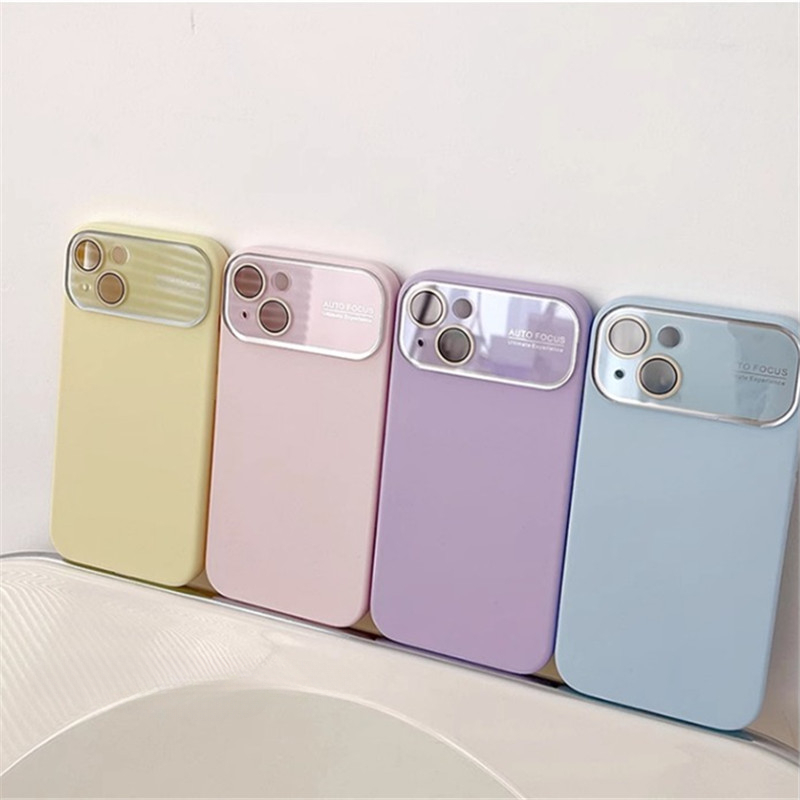 Ốp ĐiệN ThoạI MàU LạT BằNg Silicon Cho Iphone 15 14 13 12 Pro Max 11