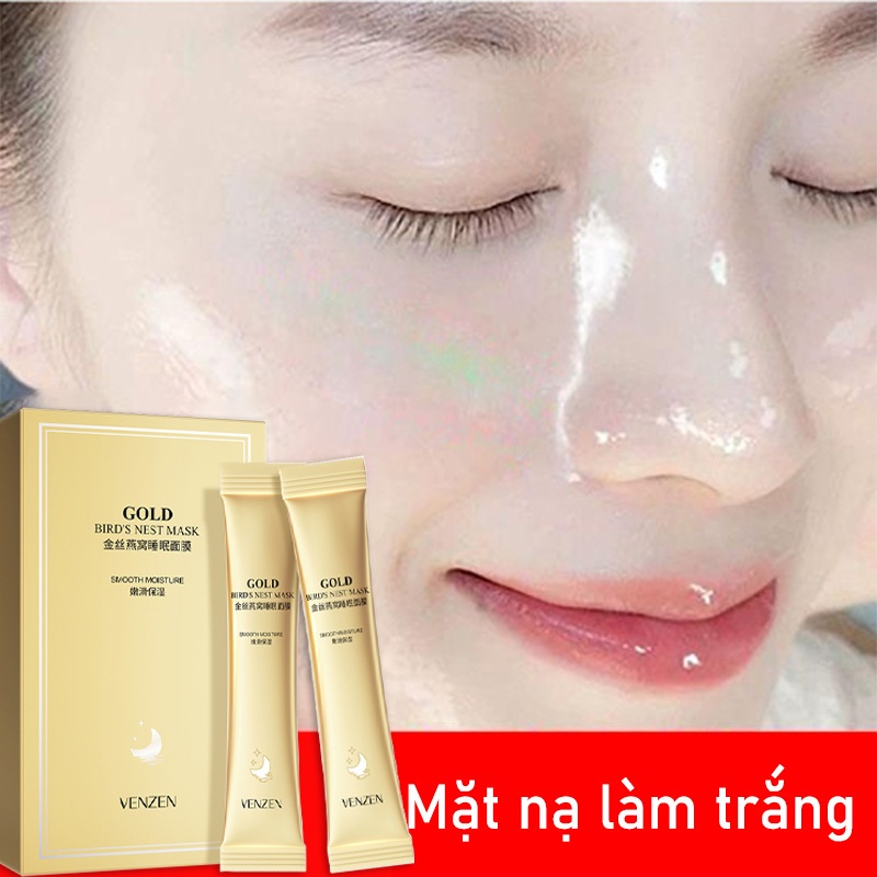 ⭐CHÍNH HÃNG⭐Mặt nạ ngủ Mask ngủ collagen mặt nạ qua đêm Dưỡng Trắng Da Dưỡng Ẩm Săn Chắc Da Thích Hợp Cho Da Nhạy Cảm hiệu quả