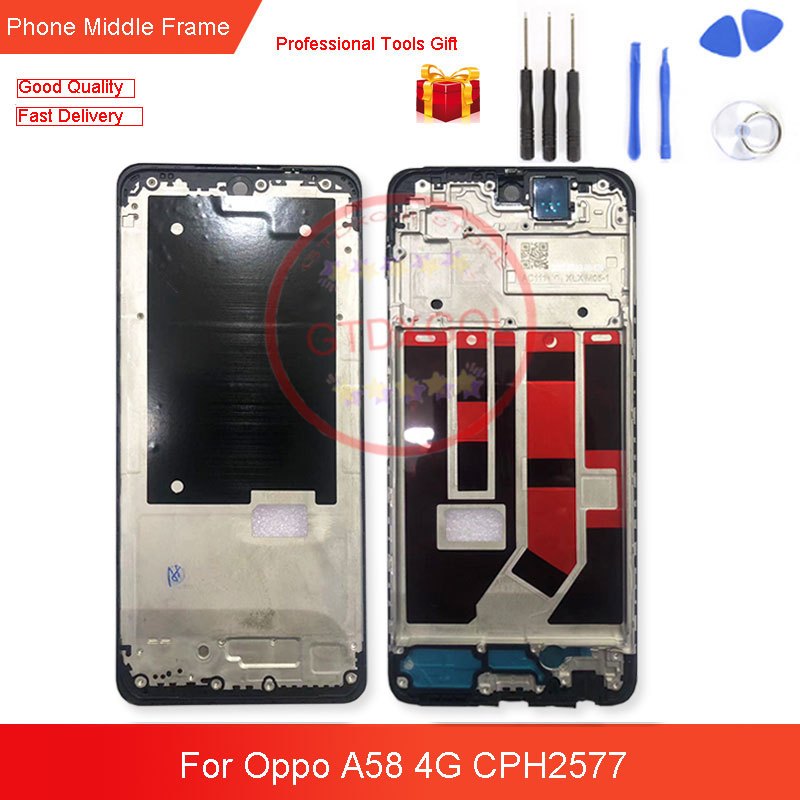 6,72 inch Mới cho Oppo A58 4G CPH2577 Khung giữa