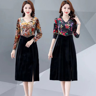 Đầm Tay Dài Bán Chạy Phong Cách Mùa Thu Mới Cao Cấp Cho Nữ