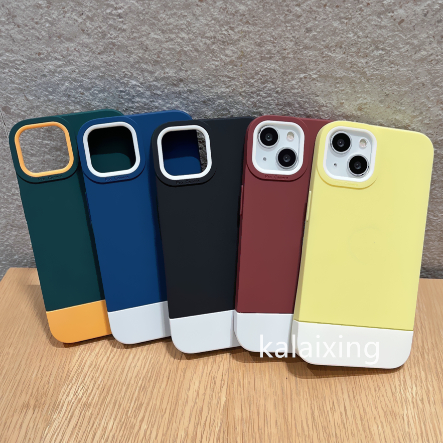 Ốp Điện Thoại Mềm Dáng Vuông Nhiều Màu Cho iphone 15pro max 14 pro max x xs max xr 13 pro max 12 11