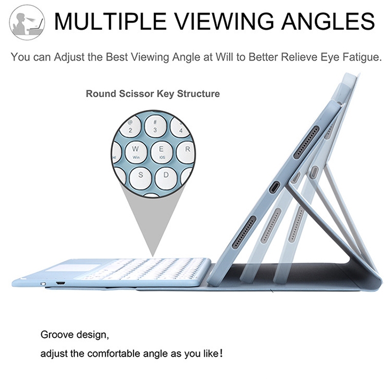 Ốp Bao Da Máy Tính Bảng Có Bàn Phím Cảm Ứng Cho samsung galaxy tab s6 lite a8 a9 s7 s8 s9 a9 + s9 fe Vỏ