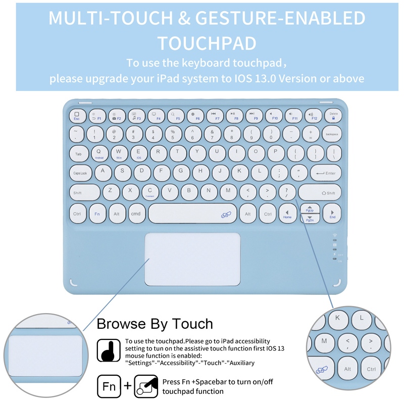 Ốp Bao Da Máy Tính Bảng Có Bàn Phím Cảm Ứng Cho samsung galaxy tab s6 lite a8 a9 s7 s8 s9 a9 + s9 fe Vỏ