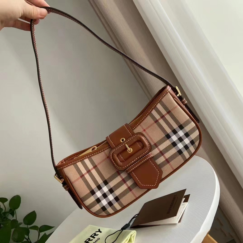Túi Đeo Chéo 26X6X12Cm / bur 24 Màu Be / Nâu Thời Trang