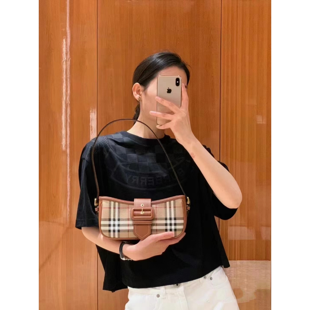 Túi Đeo Chéo 26X6X12Cm / bur 24 Màu Be / Nâu Thời Trang