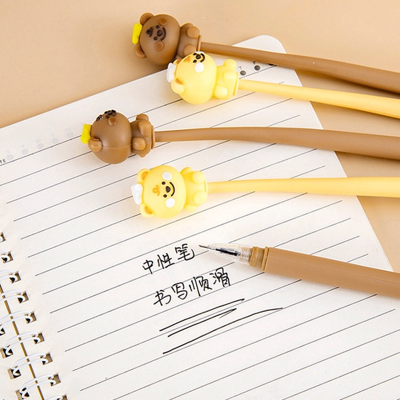 Bút bập bênh gấu dễ thương Bút thi đồ dùng học sinh văn phòng phẩm sáng tạo Văn phòng phẩm phần thưởng quà tặng năm mới