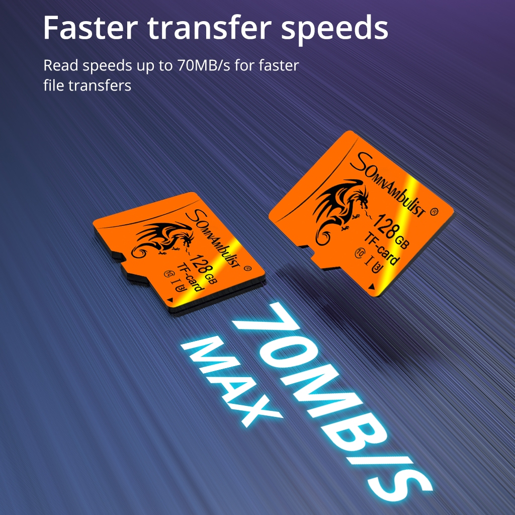 Thẻ Nhớ micro tf Tốc Độ Cao 8gb class 10 Phù Hợp Cho Máy Ảnh / Máy mp3 / mp4