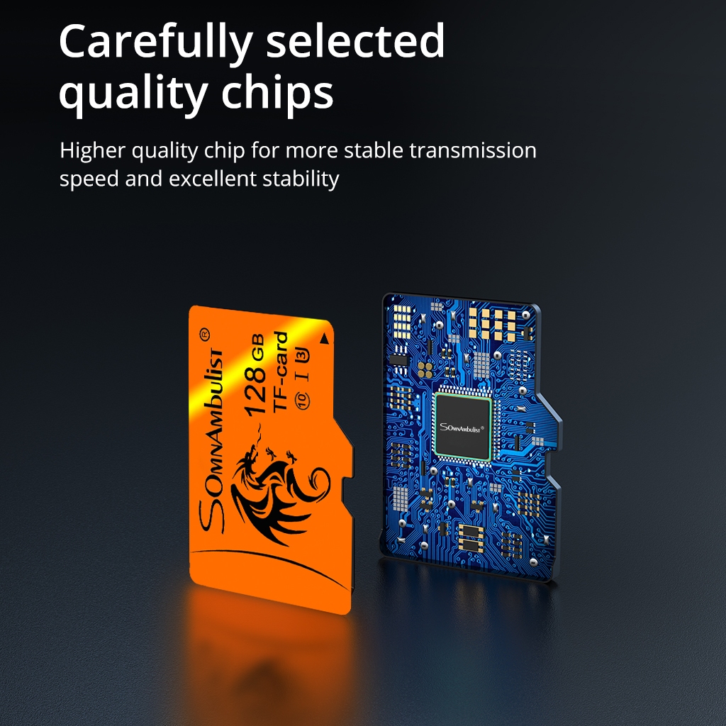 Thẻ Nhớ micro tf Tốc Độ Cao 8gb class 10 Phù Hợp Cho Máy Ảnh / Máy mp3 / mp4