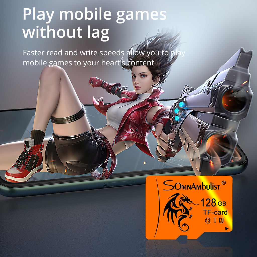 Thẻ Nhớ micro tf Tốc Độ Cao 8gb class 10 Phù Hợp Cho Máy Ảnh / Máy mp3 / mp4