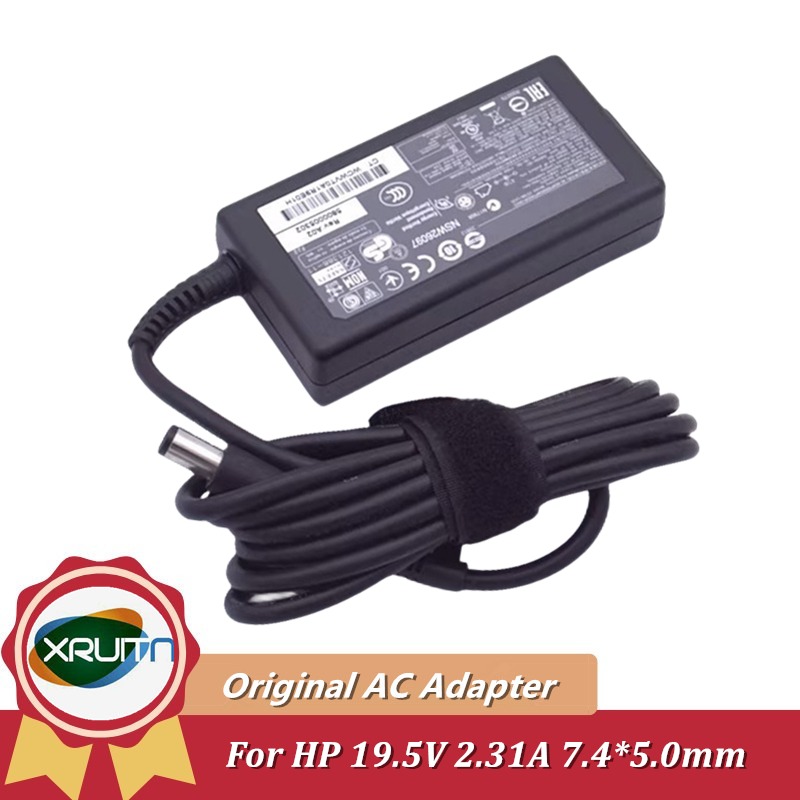 Dành Cho Laptop HP AC Adapter Sạc 19.5V 2.31A 45W Nguồn Điện 7.4 * 5.0MM HSTNN-DA35 HSTNN-LA35 HSTNN