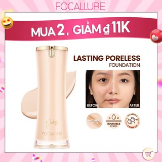 Kem nền dạng lỏng Focallure che phủ lỗ chân lông kiểm soát dầu tự nhiên