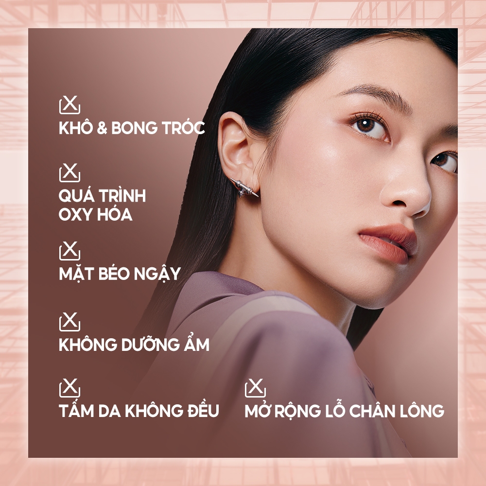 Kem lót trang điểm O.TWO.O kiềm dầu thời trang 63g