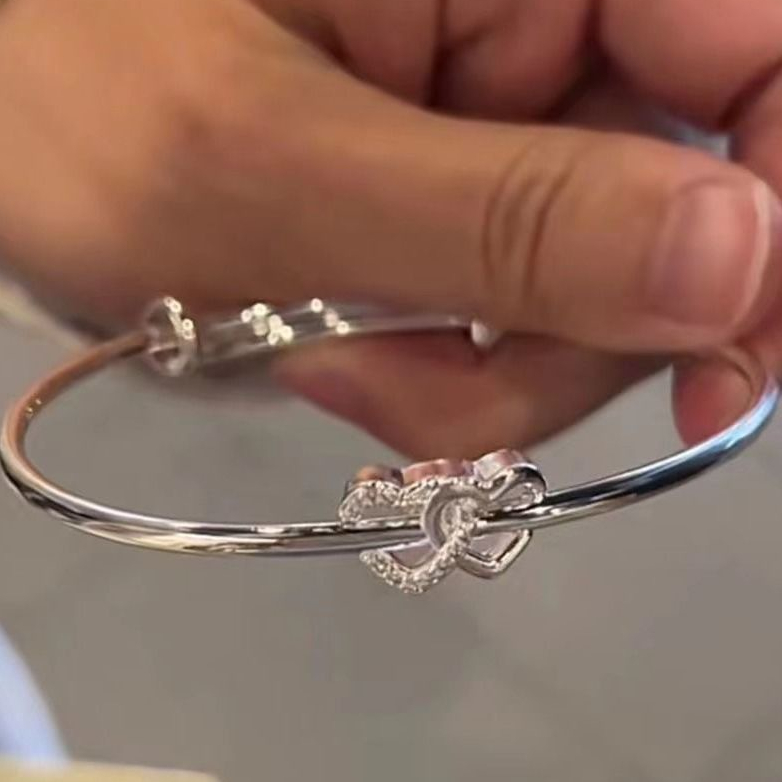 St. kunkka 1 Vòng Đeo Tay Hình Trái Tim Đôi Có Thể Điều Chỉnh Kích Cỡ ins Ngọt Ngào Cho Bạn Gái / Bạn Gái