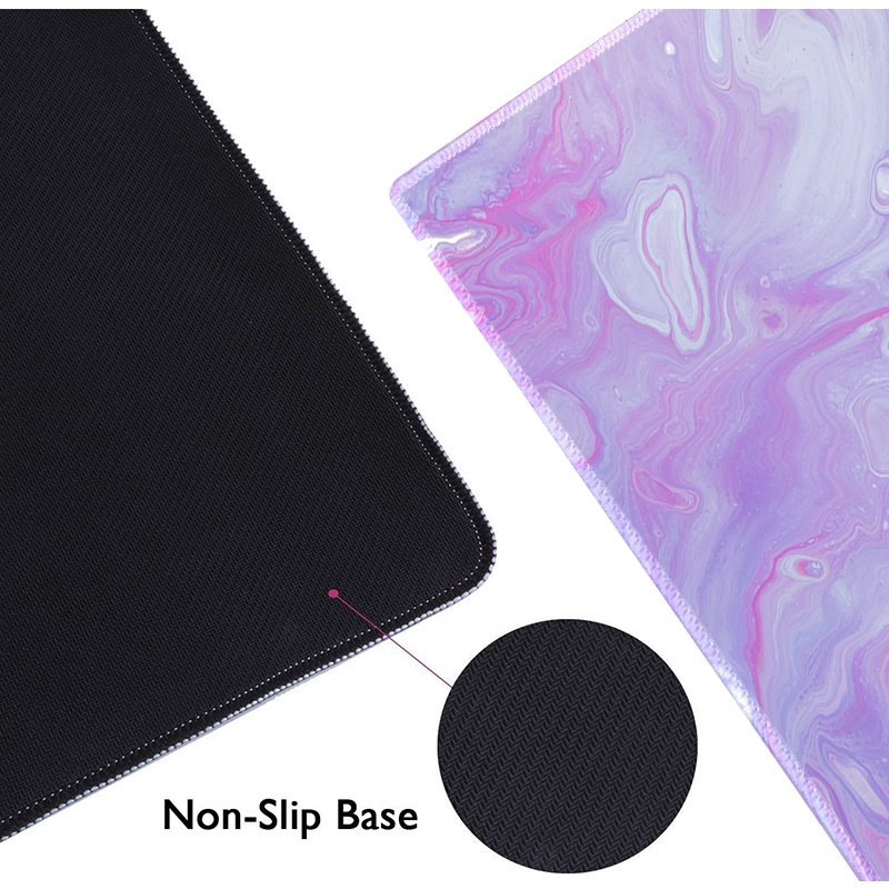 Tấm Lót Chuột Và Bàn Phím Máy Tính Họa Tiết Đá Cẩm Thạch Tím