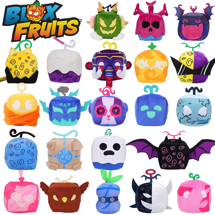 Blox Fruits Game Gấu Bông Búp bê trò chơi trái cây Roblox Fruit Game Đồ chơi nhồi bông quà tặng trẻ em Món quà sinh nhật quà Giáng sinh
