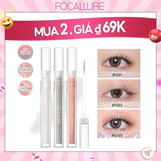 Phấn Mắt Dạng Lỏng Focallure Chống Thấm Nước Lâu Trôi Phù Hợp Cho Da Nhạy Cảm