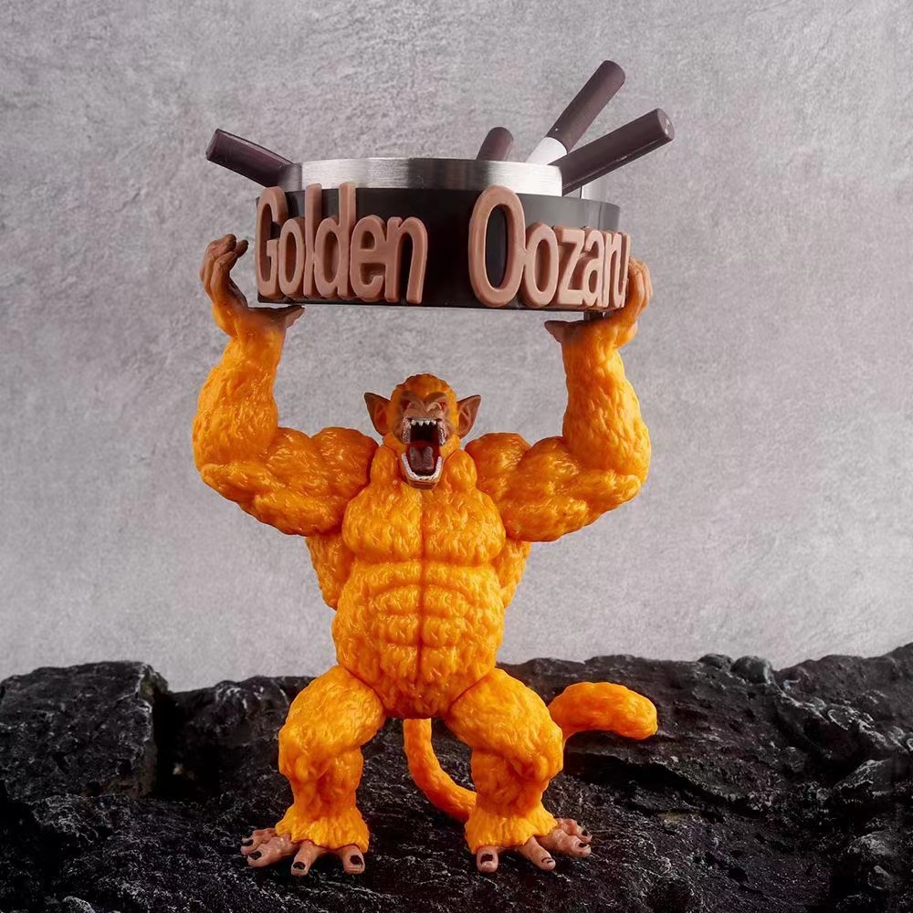 Mô Hình Nhân Vật super saiyan son goku Vượn Khỉ gorilla Bằng pvc 14-16cm Trang Trí Bàn Làm Việc