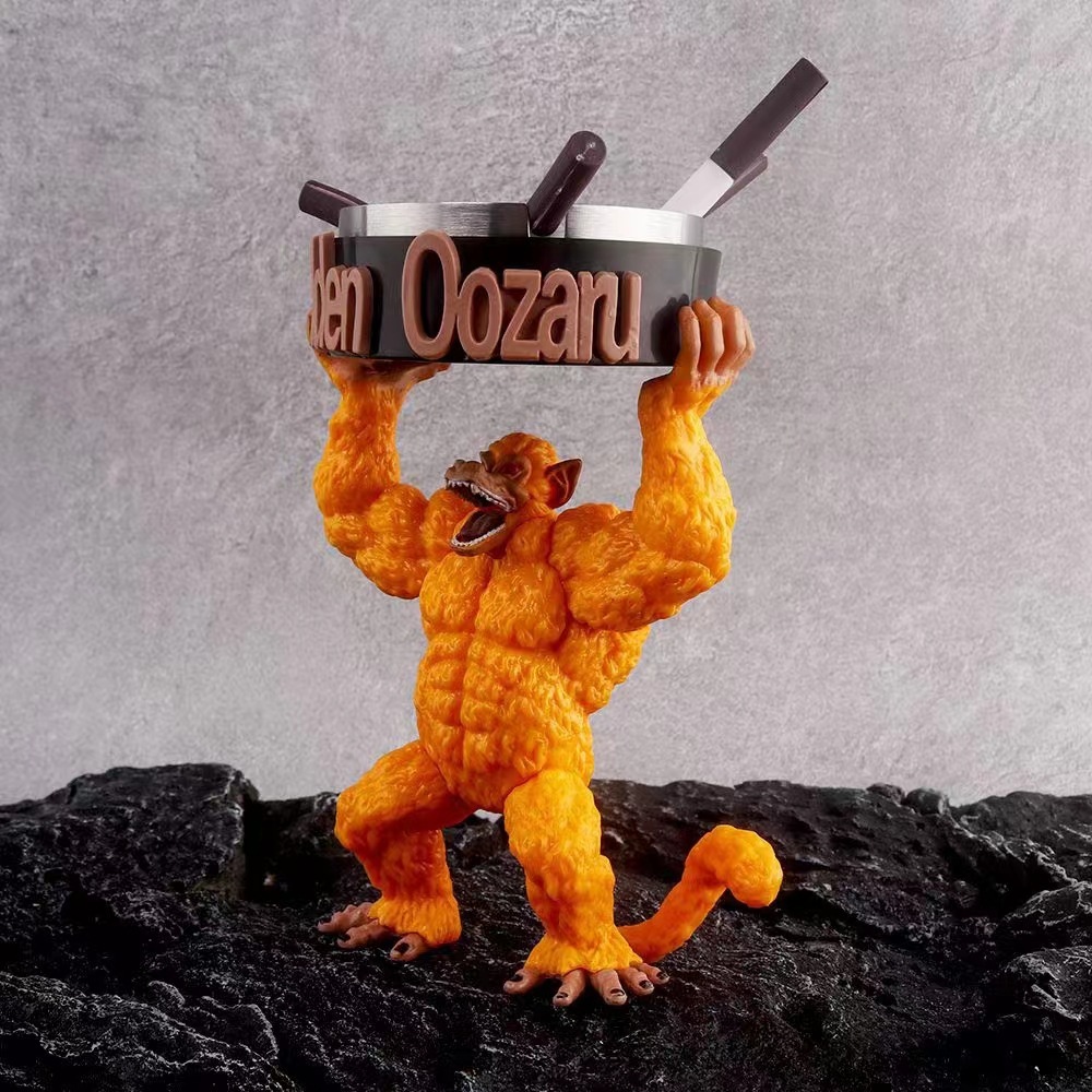 Mô Hình Nhân Vật super saiyan son goku Vượn Khỉ gorilla Bằng pvc 14-16cm Trang Trí Bàn Làm Việc