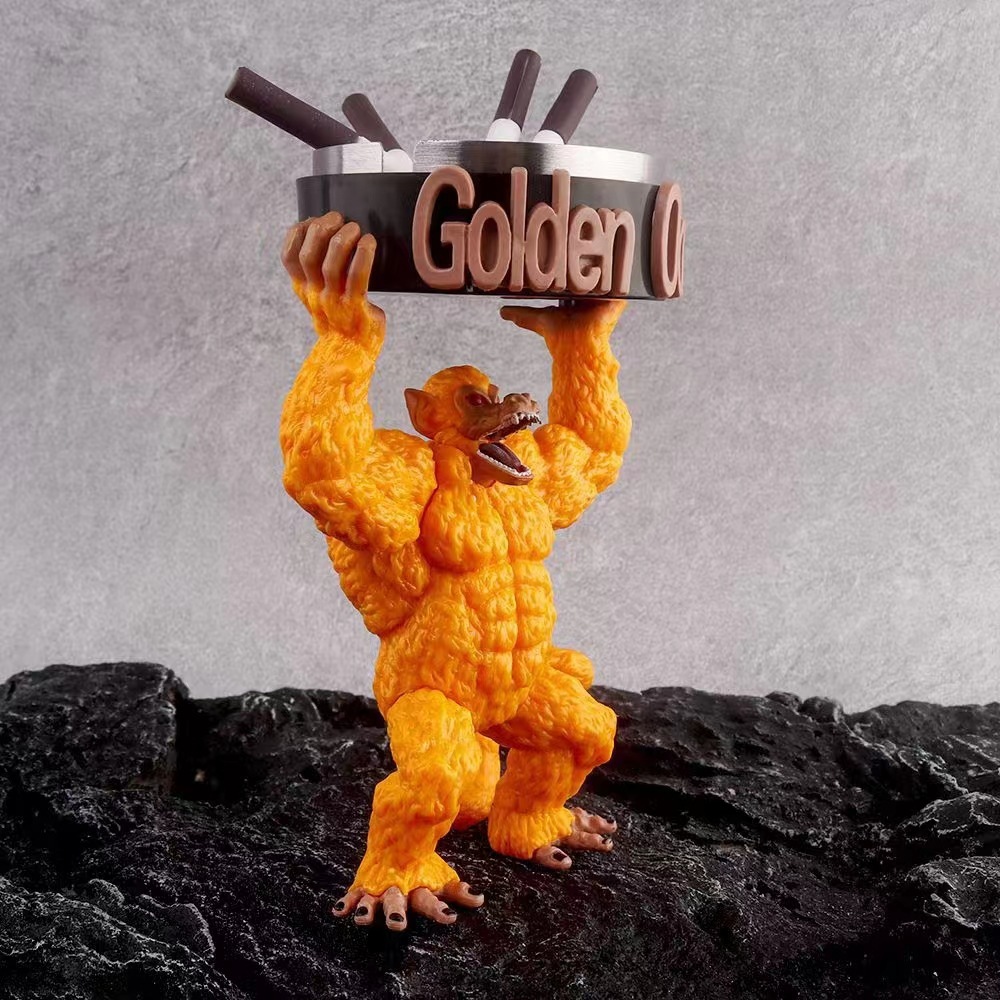 Mô Hình Nhân Vật super saiyan son goku Vượn Khỉ gorilla Bằng pvc 14-16cm Trang Trí Bàn Làm Việc