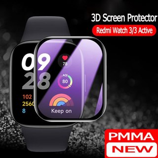 Jansin Miếng Dán Bảo Vệ Màn Hình 3D Bằng Mềm Chống Trầy Cho Xiaomi Redmi Watch 3 Active Redmi Watch 2 Lite