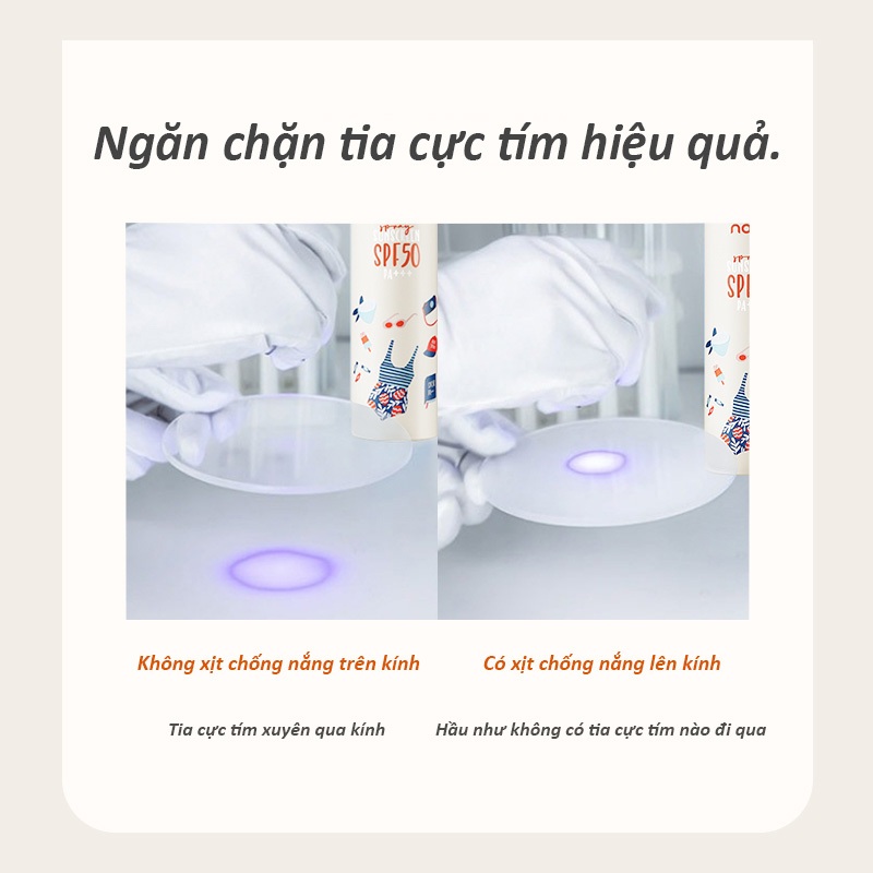 NOVO Sunscreen Spray 120ml 3 trong 1 chống nắng cách ly làm trắng da