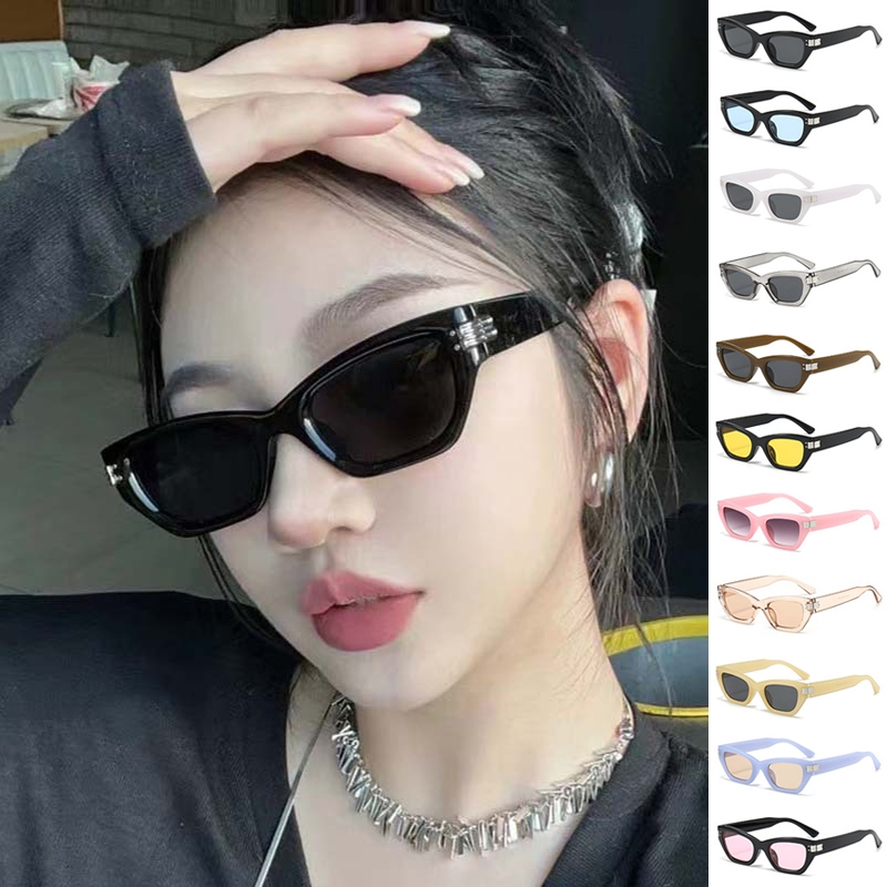 Kính Mát Mắt Mèo Chống Tia uv Thời Trang Hàn Quốc Cổ Điển Dành Cho Nam Nữ