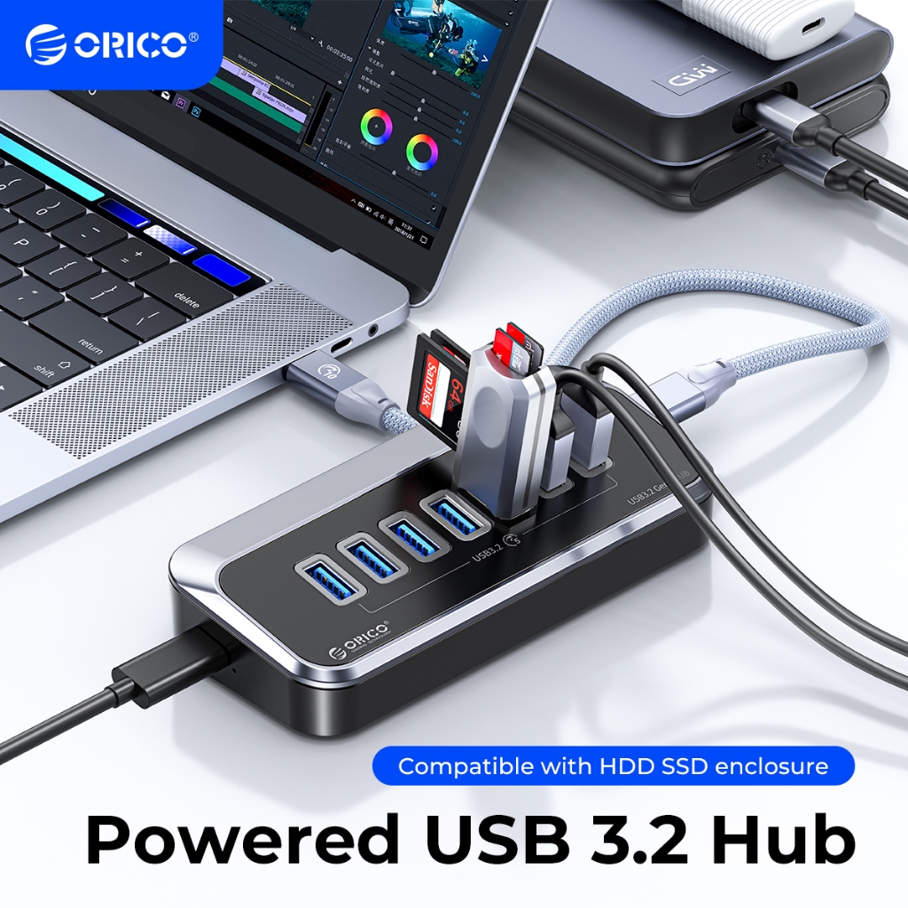 Orico Đầu Chia Cổng USB 3.2 Tốc Độ Cao 10Gbps Cho MacBook