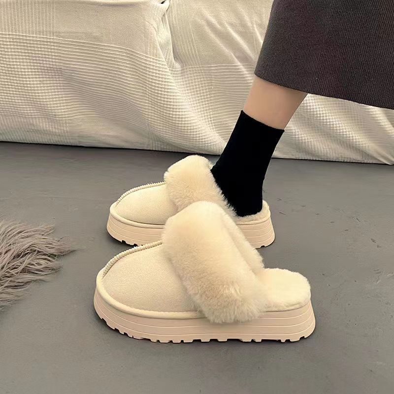 Dép Bông Lót cotton Đế Dày Phong Cách Mới Mùa Thu 2023