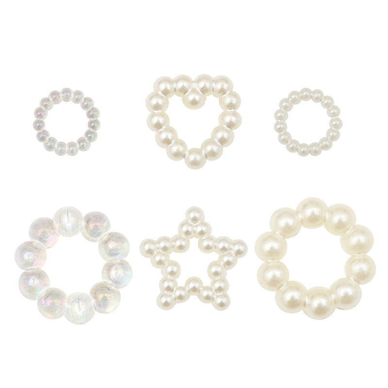 Set 10-300 Hạt Ngọc Trai acrylic Dùng Làm Trang Sức diy