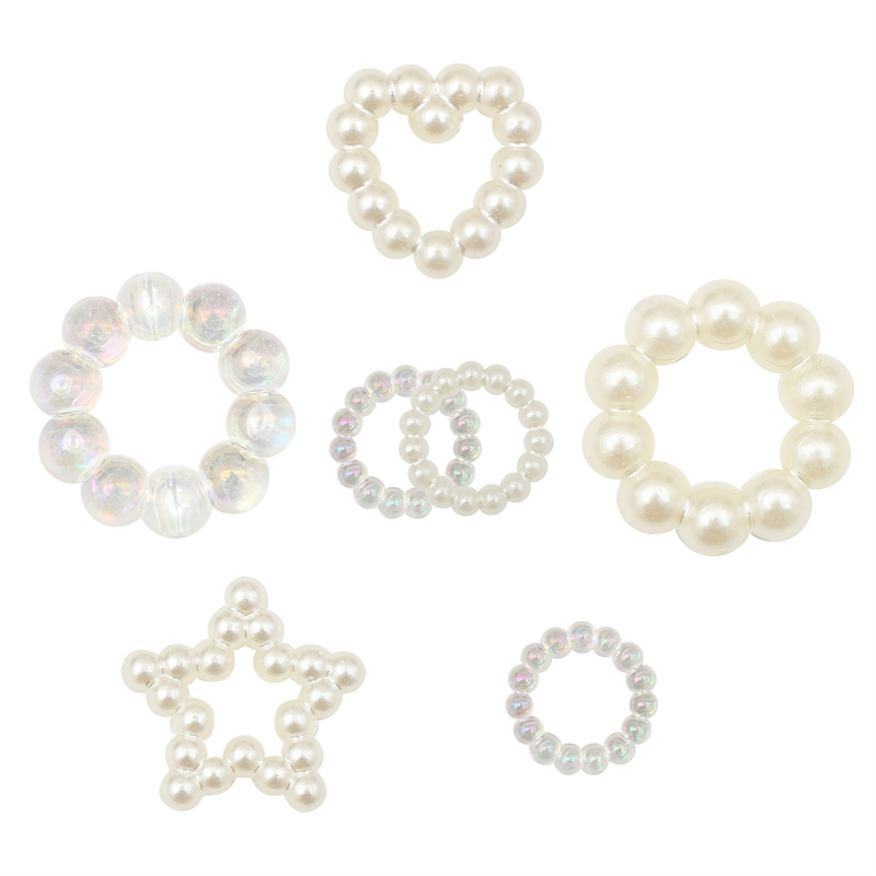 Set 10-300 Hạt Ngọc Trai acrylic Dùng Làm Trang Sức diy