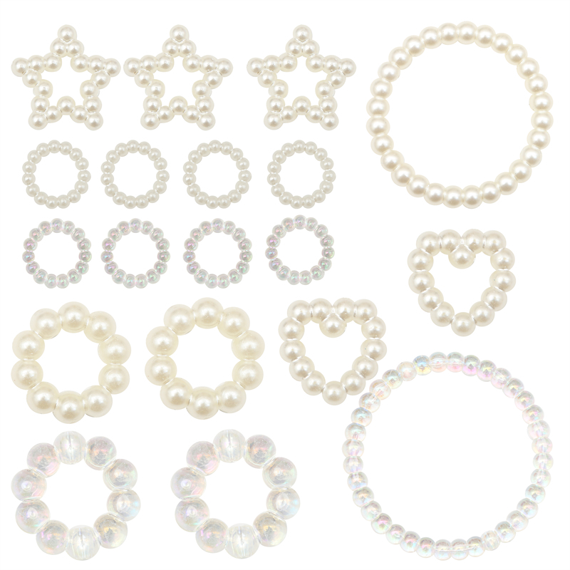 Set 10-300 Hạt Ngọc Trai acrylic Dùng Làm Trang Sức diy