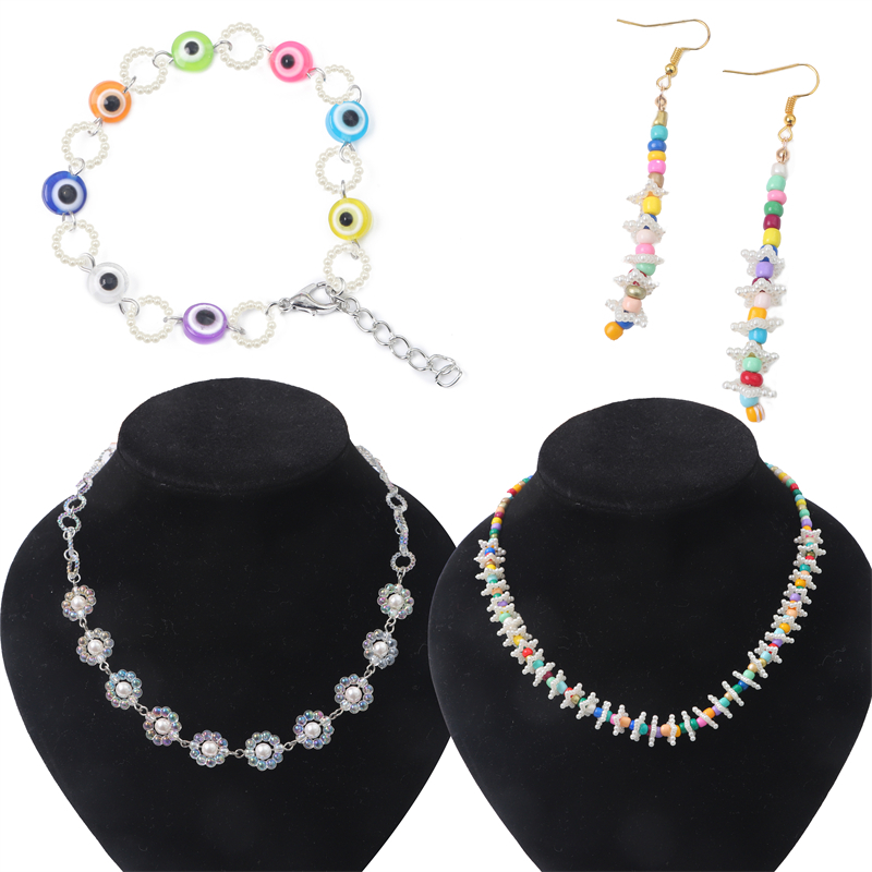 Set 10-300 Hạt Ngọc Trai acrylic Dùng Làm Trang Sức diy