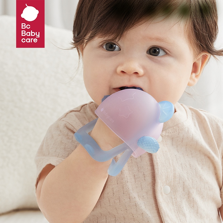 Bc Babycare Đồ chơi nhai nướu mọc răng bằng silicon hình bàn tay cho bé từ