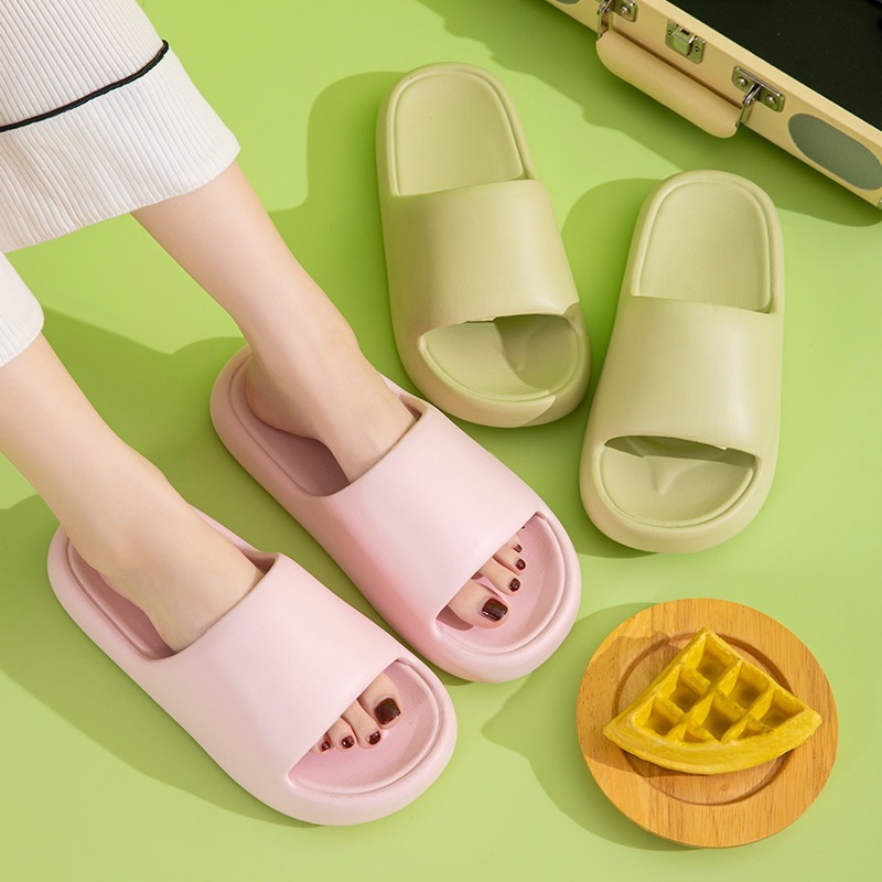 MUCHAO Dép Quai Ngang Đế Dày Chống Trượt Thời Trang Cho Nữ