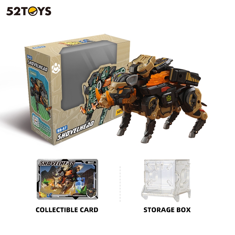 52TOYS đồ chơi lắp ráp mô hình Transformers Figure BEASTBOX BB-57 Shovelhead