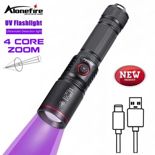 Alonefire đèn pin led uv 20w phóng to 365nm / 395nm chất lượng cao