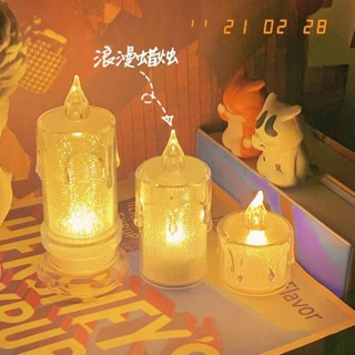 1 Đèn Nến Điện Tử mini Dùng Để Trang Trí Tiệc Cưới / Sinh Nhật