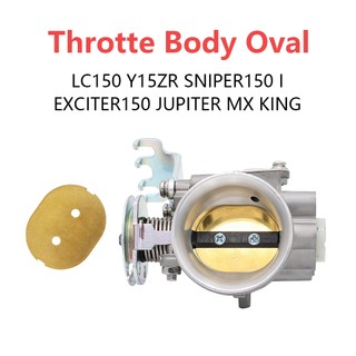 Họng xăng cho van điều khiển thân van hình oval lc150 y15zr sniper150 i exciter150 mx king 32mm 34mm 36mm 38mm 40mm cho yamaha lciter mx king 150 i y15zr ex150