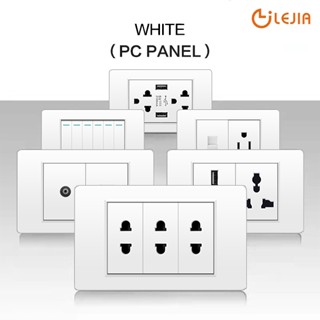  Ổ Cắm Điện Gắn Tường 1   2   3   4   6 Nhóm 2 Chiều 250v 3   4   6 pin Màu Đen 