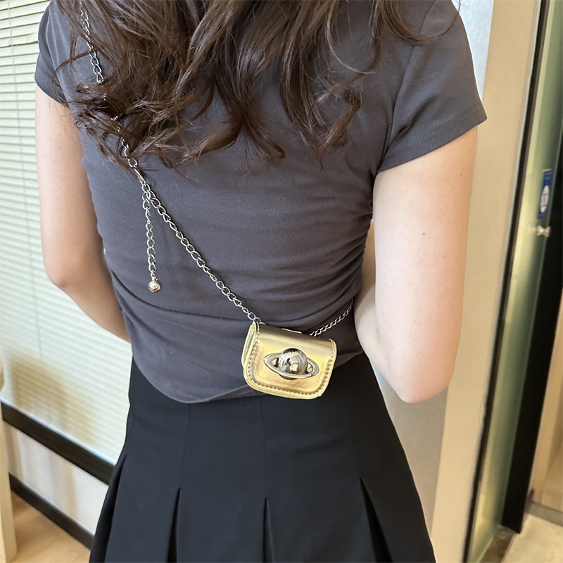 Mlksrh kqes Túi Đeo Chéo mini Dây Xích Thời Trang Cho Nữ