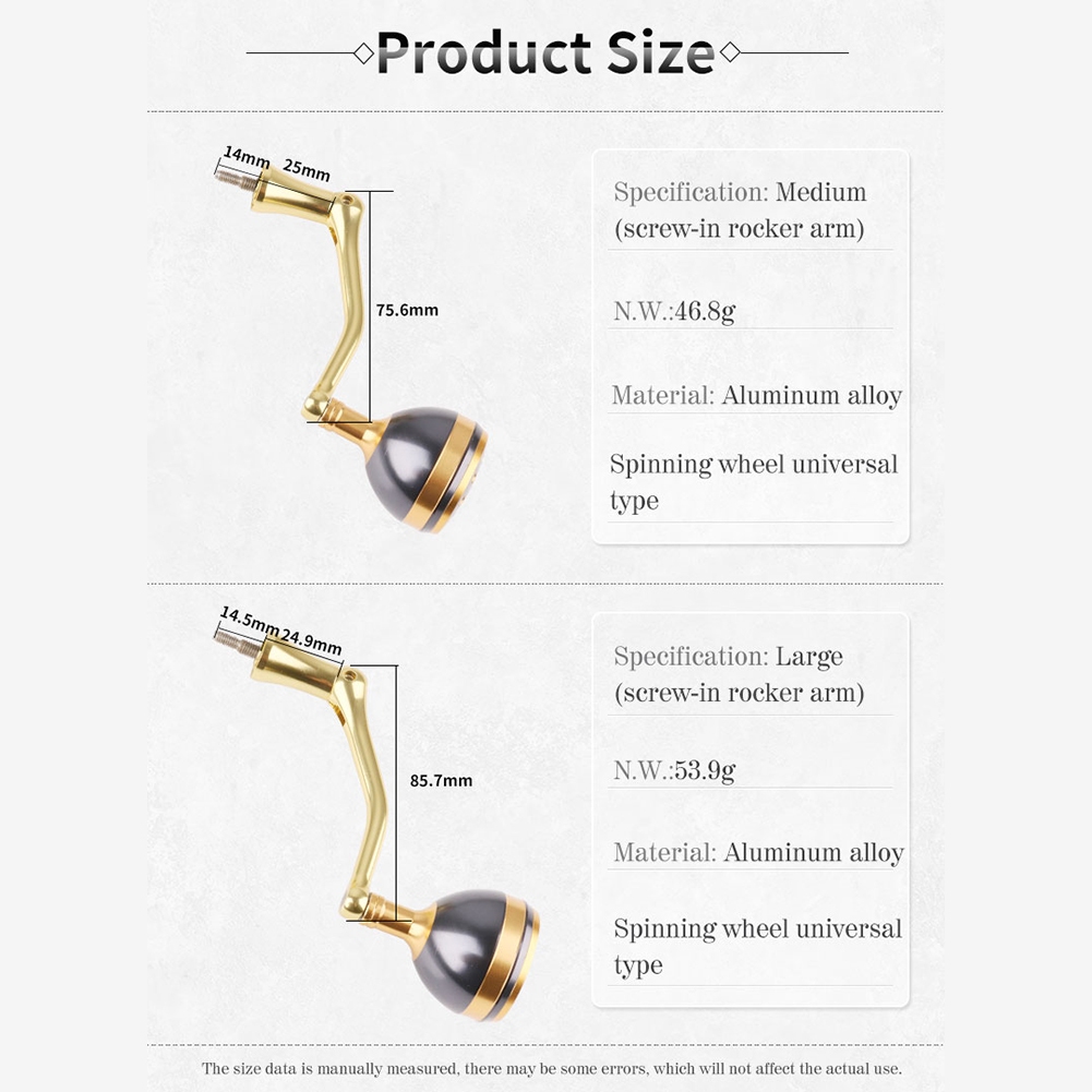 Tay Quay Máy Câu Cá Bằng Thép Không Gỉ Cao Cấp