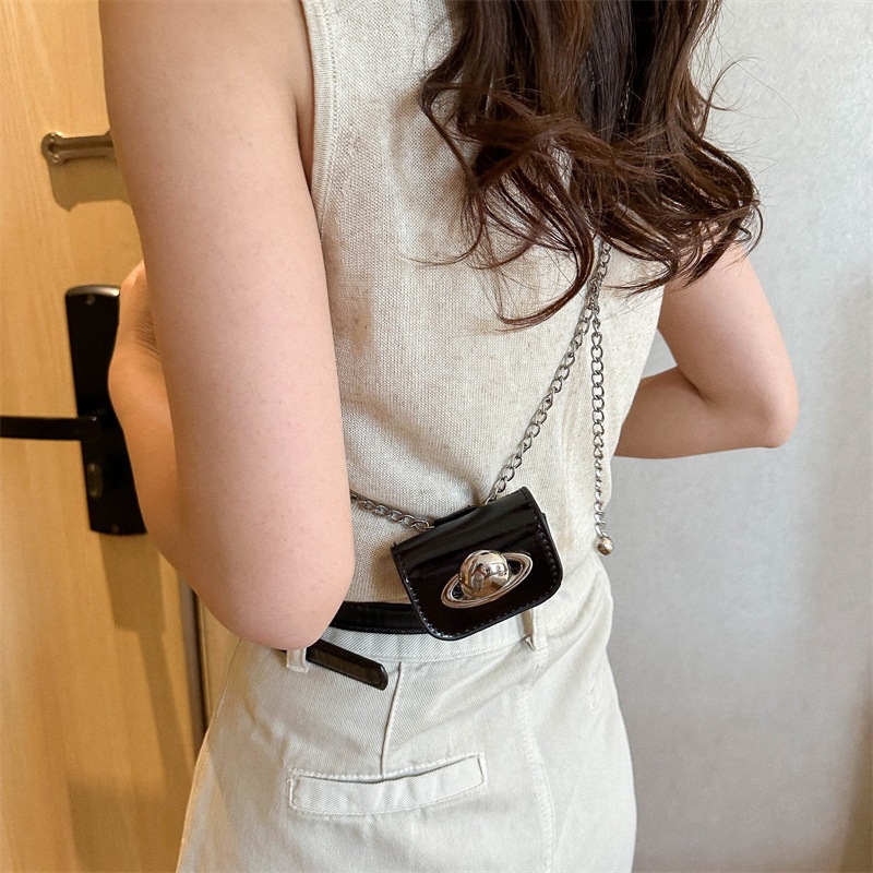 Mlksrh kqes Túi Đeo Chéo mini Dây Xích Thời Trang Cho Nữ
