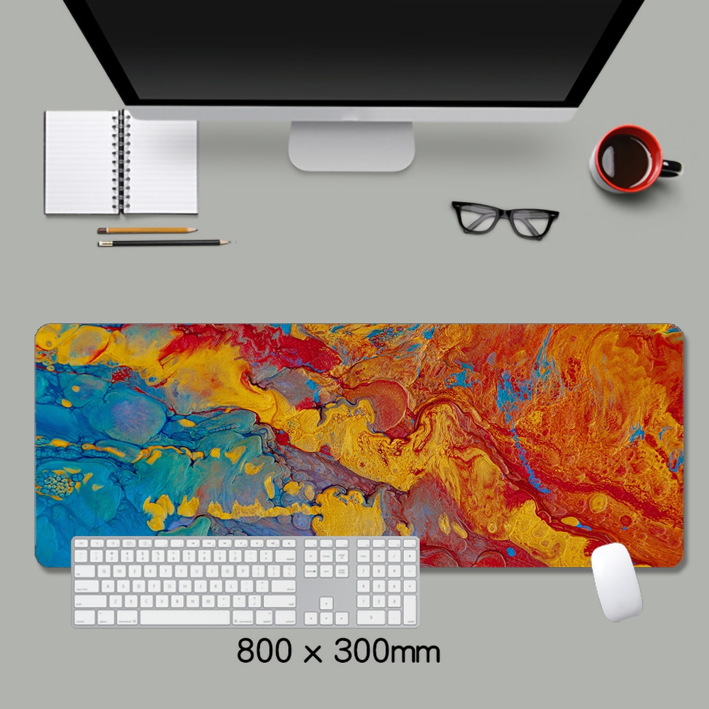 Tranh Sơn Dầu Hình Con Chuột Đá Cẩm Thạch