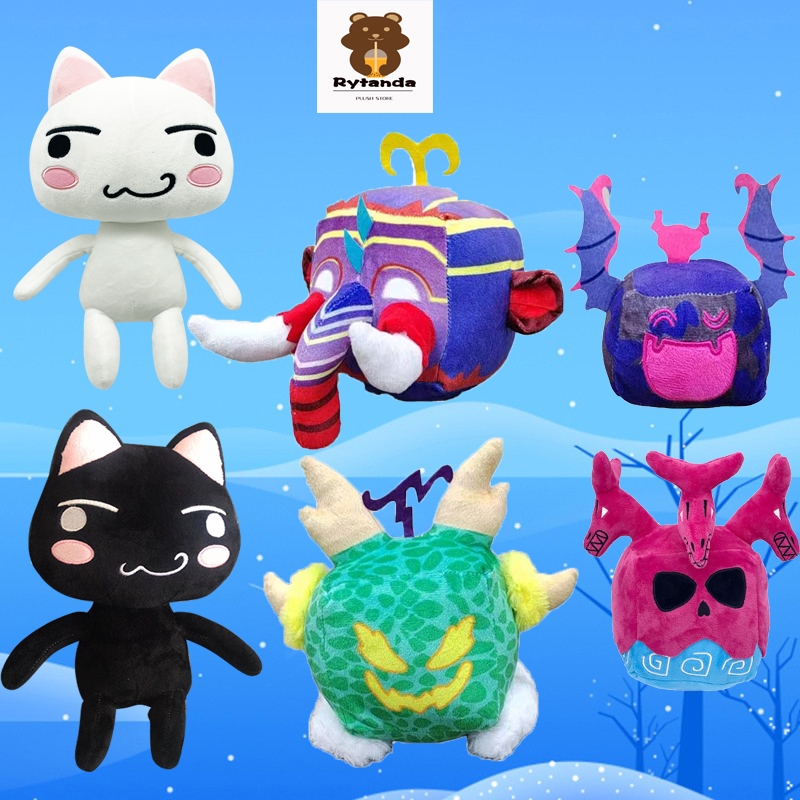 Rytanda blox fruit gấu bông Blox Fruits Game Gấu Bông Roblox Blox Fruit Toro Inoue plush toy Búp bê trò chơi trái cây Roblox Fruit Game